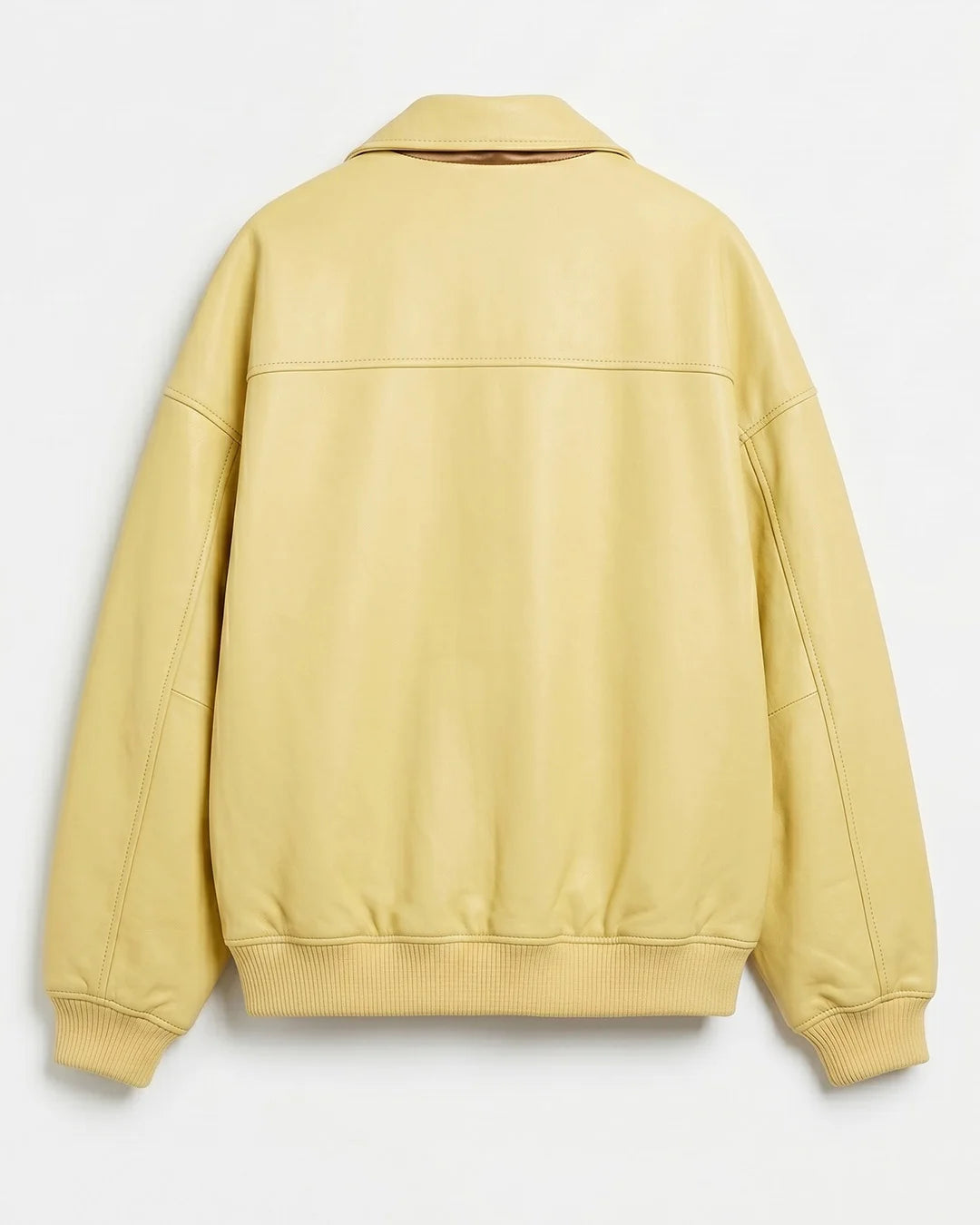 Yellow jacket on a light gray background