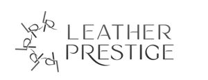 Logo of Leather Prestige with a stylized horse head on a white background