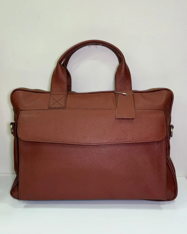 Mustard Sleek Laptop Bag - Image 7