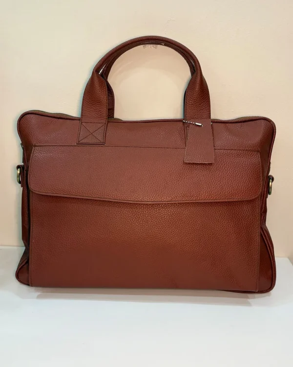 Mustard Sleek Laptop Bag - Image 8