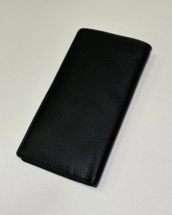 Mens Black Tri-Fold Wallet - Image 3