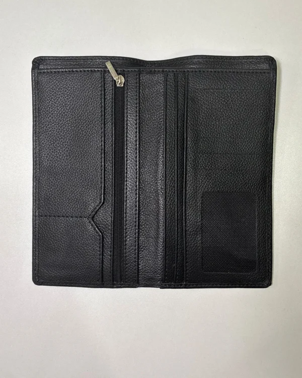 Mens Black Tri-Fold Wallet - Image 5