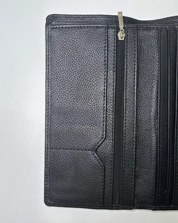 Mens Black Tri-Fold Wallet - Image 6