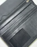 Mens Black Tri-Fold Wallet