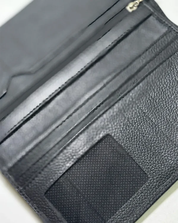 Mens Black Tri-Fold Wallet - Image 7