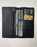 Mens Black Tri-Fold Wallet