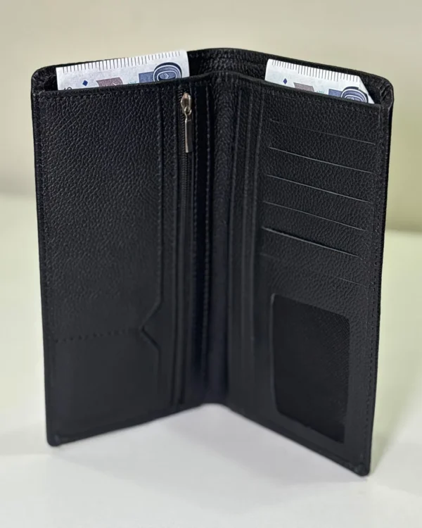 Mens Black Tri-Fold Wallet - Image 18