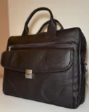Dark Brown Sleek Laptop Bag