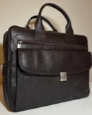 Dark Brown Sleek Laptop Bag