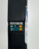 Tri-Fold Black Wallet For Men