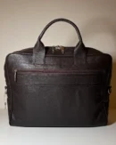 Dark Brown Sleek Laptop Bag