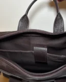 Dark Brown Sleek Laptop Bag