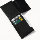 Men Tri-Fold Black Wallet