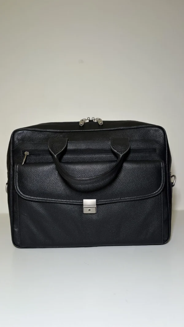 Black Sleek Laptop Bag - Image 9