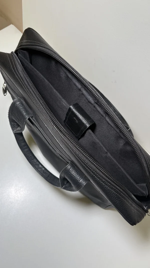 Black Sleek Laptop Bag - Image 7