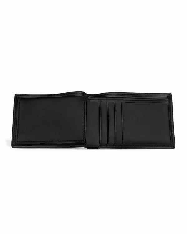 Tri-Fold Black Wallet For Men