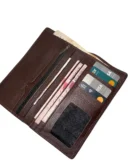 Classic Luxe Bifold Wallet Brown
