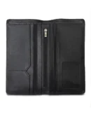 Mens Black Tri-Fold Wallet