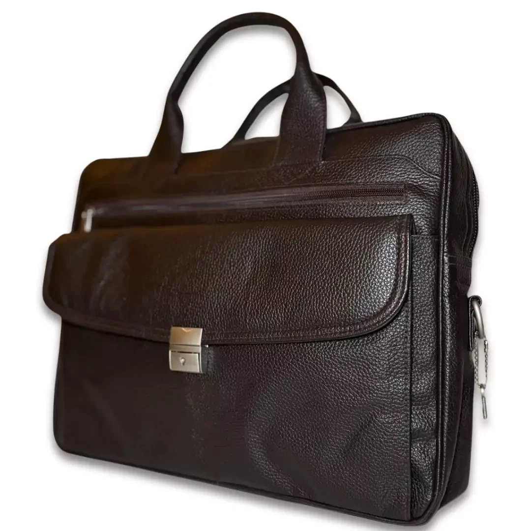 Dark Brown Primelock Laptop Bag