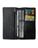 Mens Black Tri-Fold Wallet