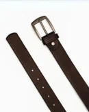Men Brown Simple Belt
